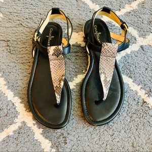 Cole Haan Snake Skin Sandals Size 6.5